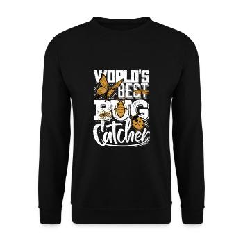 Meilleure collection d’insectes attrapeurs d’insectes au monde - Sweat-shirt Unisexe - noir - Devant - Alina (178cm) & Michal (187cm)
