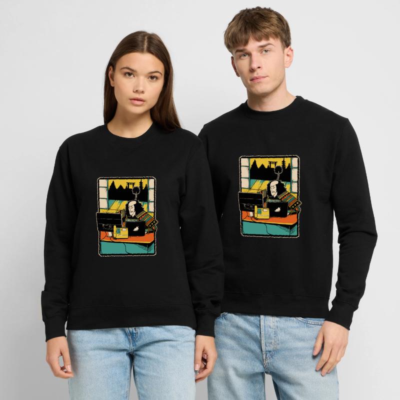 Samurai Computer Nerd Programmierer IT Webdesigner Unisex Pullover