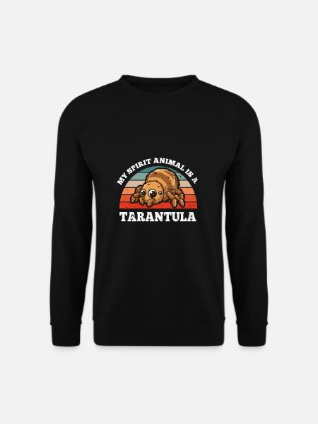 Tarantel Spinnen My Spirit Animal Is A Tarantula - Unisex Pullover - Schwarz