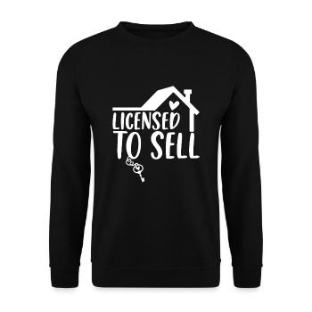 Drôles Markler Sellers Marqueurs immobiliers - Sweat-shirt Unisexe - noir - Devant - Alina (178cm) & Michal (187cm)