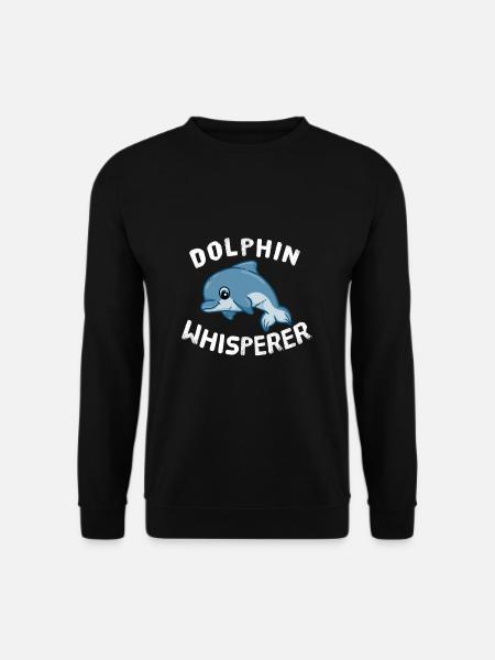 Dolphin Whisperer Delfin Flüsterer Beluga - Sweat-shirt Unisexe - noir