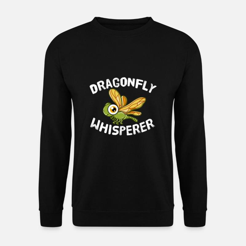 Libellule Chuchoteur Libellules Chuchoteur Insectes - Sweat-shirt Unisexe - noir