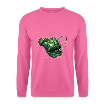 Anglerfish Deep Sea Creature Sea Monster - Unisex Sweatshirt - pink - Front