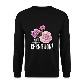 Fleuriste Amateurs de fleurs Œillets Fleurs Jardinier - Sweat-shirt Unisexe - noir - Devant - Alina (178cm) & Michal (187cm)