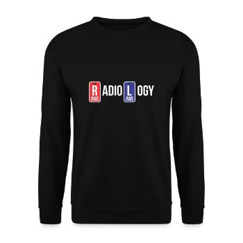 Radiologie Radiologe Mediziner Krankenhaus Arzt - Unisex Pullover - Schwarz - Vorne - Alina (178cm) & Michal (187cm)