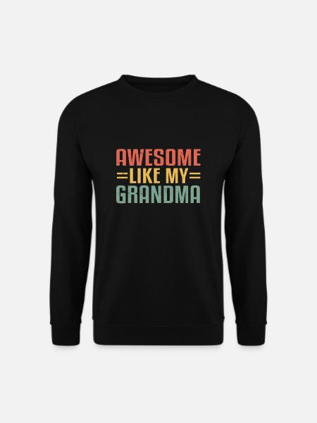 Schulabschluss Sprüche Großmama Oma Abschlussfeier - Unisex Pullover - Schwarz