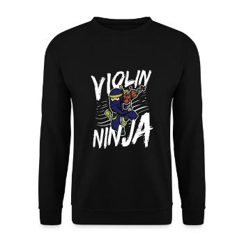 Vioinen Players Musiciens Orchestre Violon - Sweat-shirt Unisexe - noir - Devant - Alina (178cm) & Michal (187cm)