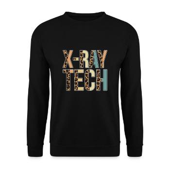 Radiologie Radiologe Mediziner Krankenhaus Arzt - Unisex Pullover - Schwarz - Vorne - Alina (178cm) & Michal (187cm)