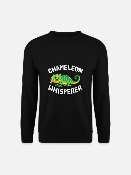 Funny Chameleon Lover Chameleon Whisperer - Unisex Sweatshirt - black