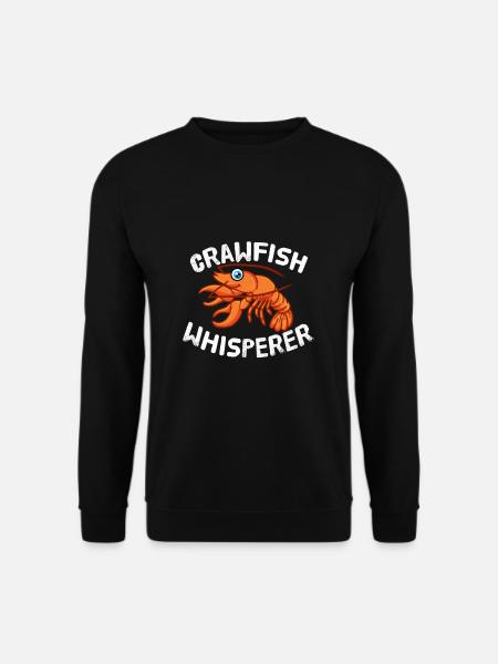 Funny Crawfish Lover Crawfish Whisperer - Unisex Sweatshirt - black