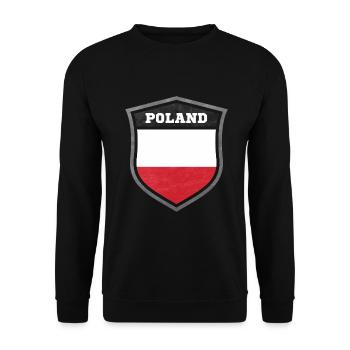 Polen - Unisex Pullover - Schwarz - Vorne - Alina (178cm) & Michal (187cm)
