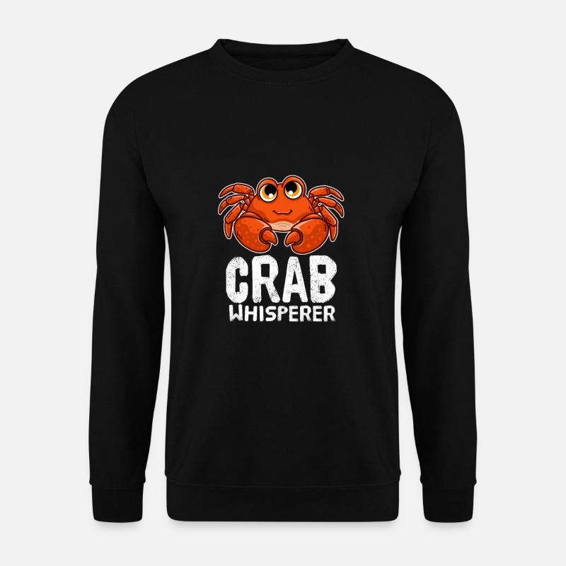 Funny Crab Lover Crab Whisperer - Unisex Sweatshirt - black