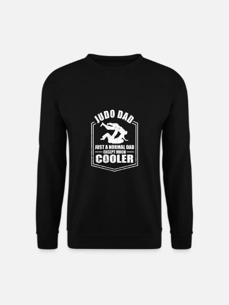 Judo Papa Lustige Vater Sprüche Vatertag - Unisex Pullover - Schwarz