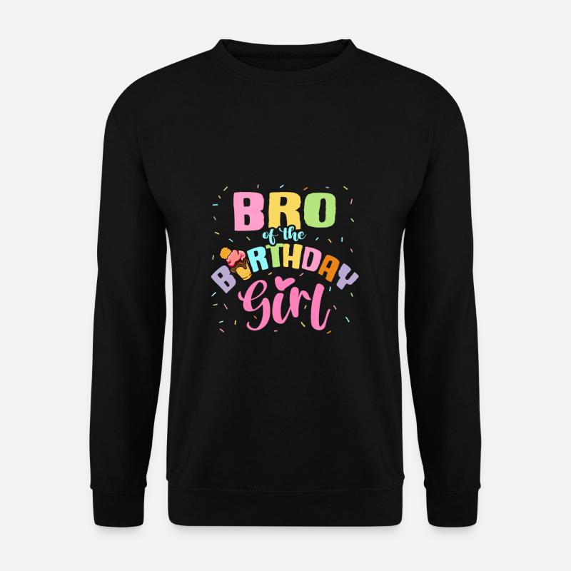Eiscreme Bruder Geburtstag Party Waffeleis - Unisex Pullover - Schwarz