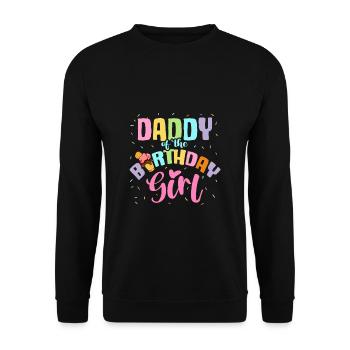 Crème glacée Papa Anniversaire Enfant -Day Party - Sweat-shirt Unisexe - noir - Devant - Alina (178cm) & Michal (187cm)