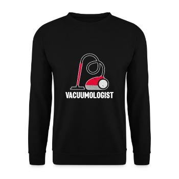 Aspirateur Ménage Ménage Ménage Femme au foyer Hausmann - Sweat-shirt Unisexe - noir - Devant - Alina (178cm) & Michal (187cm)