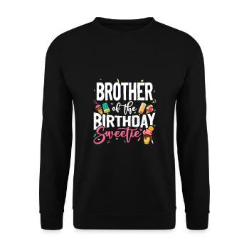 Eiscreme Party Eis Waffeleis Geburtstag B-Day - Unisex Pullover - Schwarz - Vorne - Alina (178cm) & Michal (187cm)