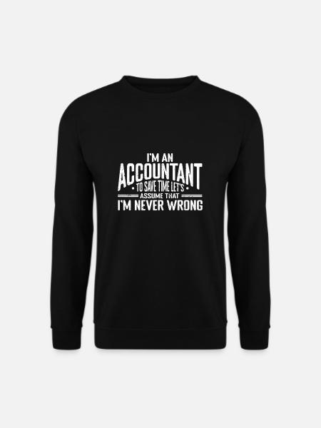 Drôles de comptables Dictons Impôts - Sweat-shirt Unisexe - noir
