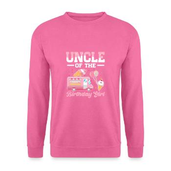 Onkel Geburtstagskind Lustige Sprüche Eiscreme - Unisex Pullover - Pink - Vorne