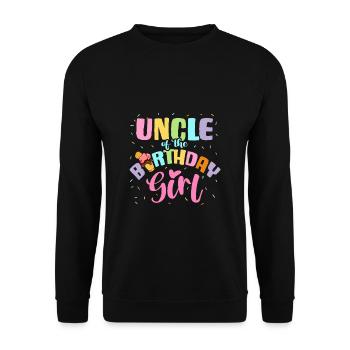 Crème glacée Oncle Fête d’anniversaire Neveu Nièce Crème glacée - Sweat-shirt Unisexe - noir - Devant - Alina (178cm) & Michal (187cm)