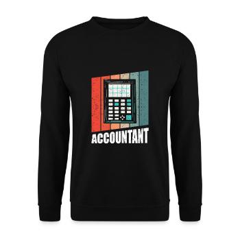 Conseils fiscaux Drôles Comptables Dictons Impôts - Sweat-shirt Unisexe - noir - Devant - Alina (178cm) & Michal (187cm)