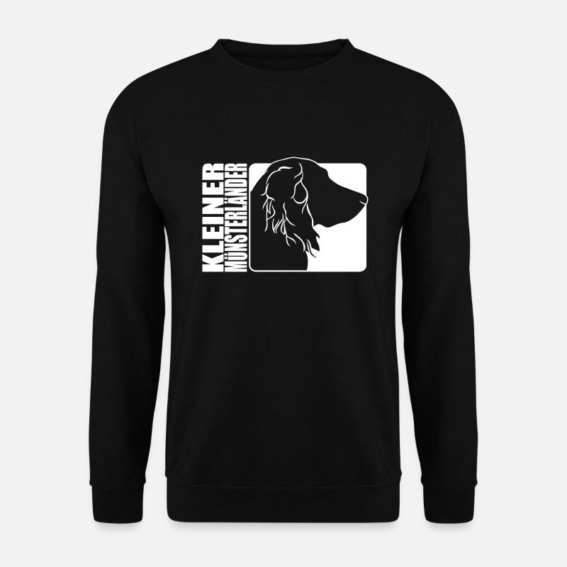 Kleiner Münsterländer Profil Jagdhunde Wilsigns - Unisex Pullover - Schwarz