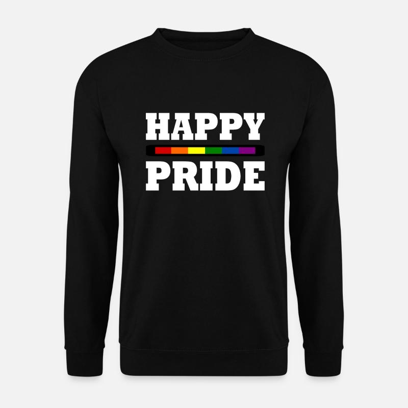 Happy pride - Unisex Sweatshirt - black