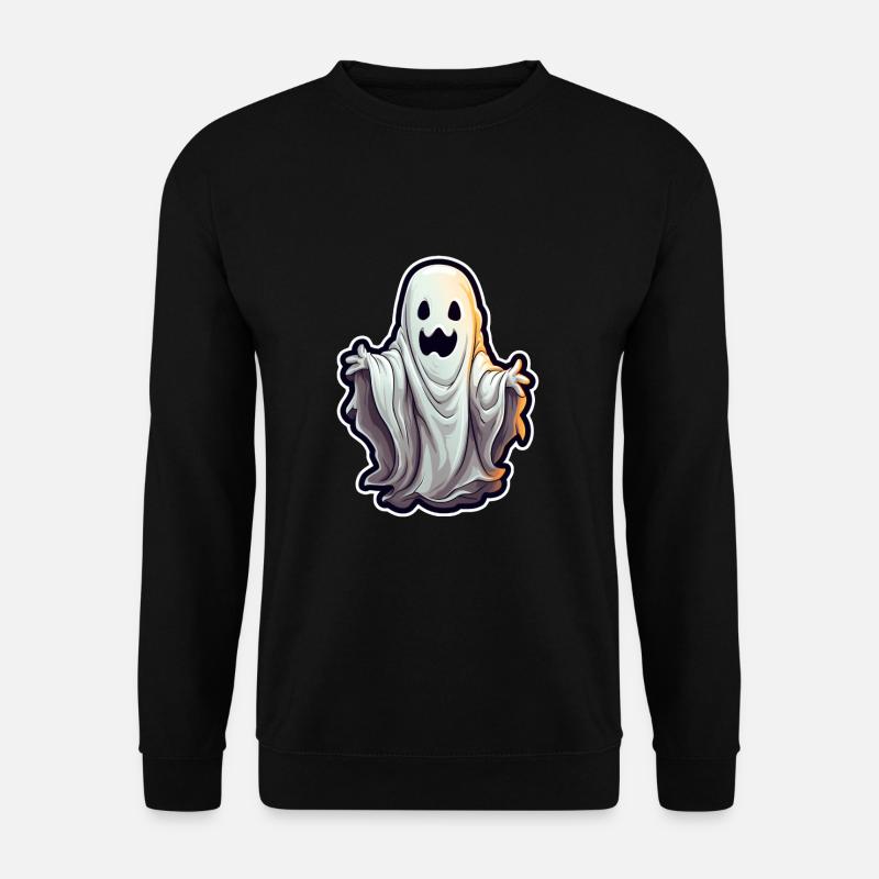 Gespenst Halloween - Unisex Pullover - Schwarz