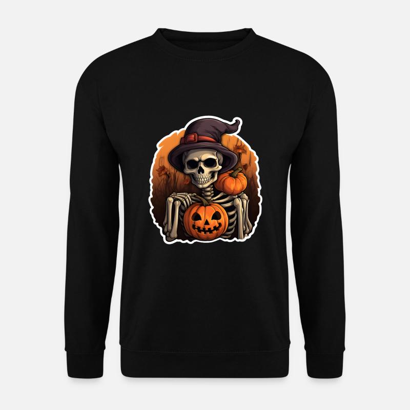Skeleton Halloween - Unisex Sweatshirt - black