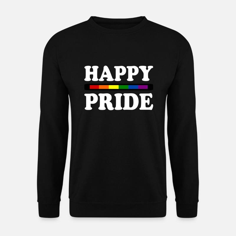 Happy pride - Unisex Pullover - Schwarz