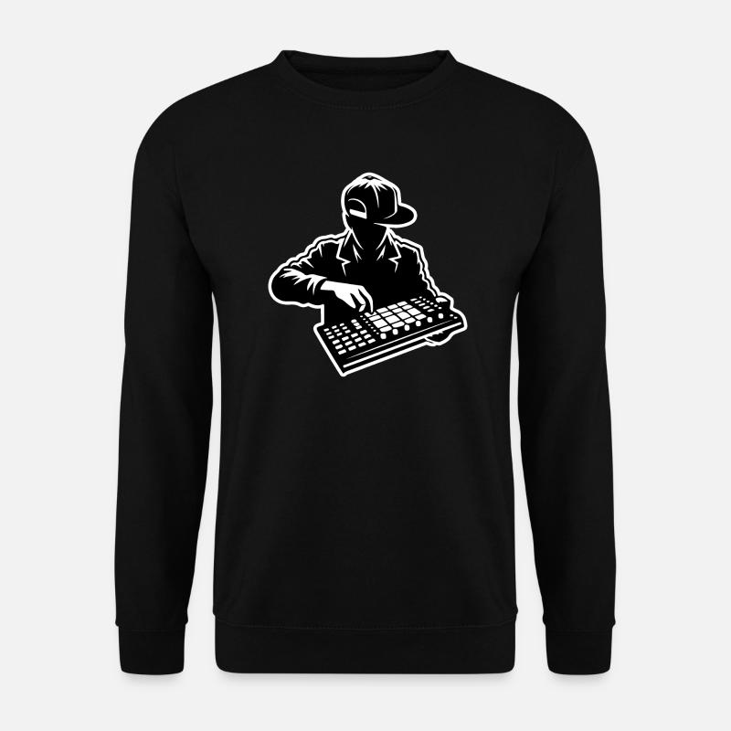Hip Hop Beatmaker (Schlaganfall) - Unisex Pullover - Schwarz