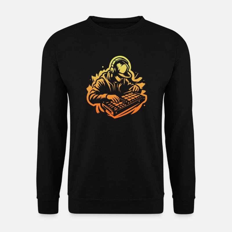Beatmaker (Gelb) - Unisex Pullover - Schwarz