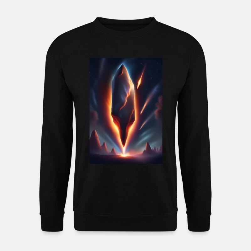 Cooler Meteorit - Unisex Pullover - Schwarz