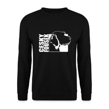 Cesky Fousek Profil Chiens Chien Wilsigns - Sweat-shirt Unisexe - noir - Devant - Alina (178cm) & Michal (187cm)
