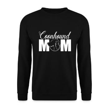Coonhound Mom Profil Chiens Chien Wilsigns - Sweat-shirt Unisexe - noir - Devant - Alina (178cm) & Michal (187cm)