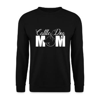 Profil de chien de bouvier Maman Chiens Chien Wilsigns - Sweat-shirt Unisexe - noir - Devant - Alina (178cm) & Michal (187cm)