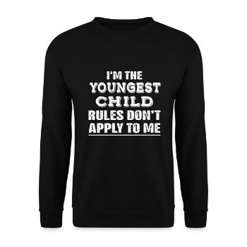 Famille Enfants Frères et sœurs Idée Cadeau Drôle - Sweat-shirt Unisexe - noir - Devant - Alina (178cm) & Michal (187cm)