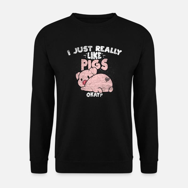 pigs - Unisex Sweatshirt - black