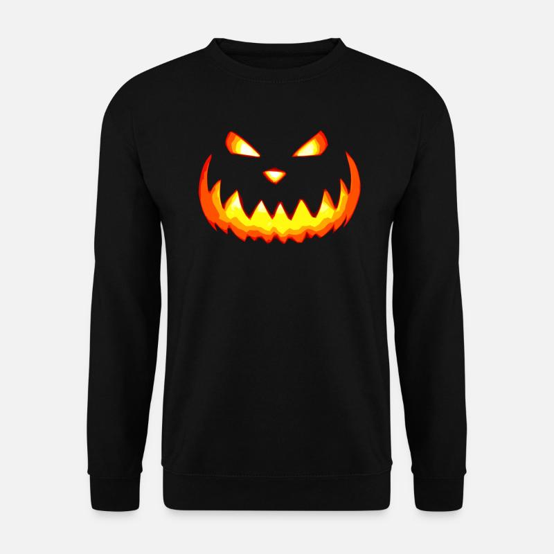 Halloween Pumpkin - Unisex Pullover - Schwarz