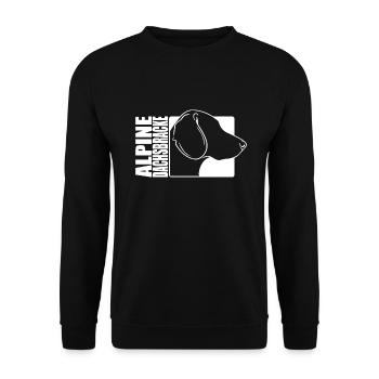 Alpine Dachsbracke Profil Chiens Chien Wilsigns - Sweat-shirt Unisexe - noir - Devant - Alina (178cm) & Michal (187cm)