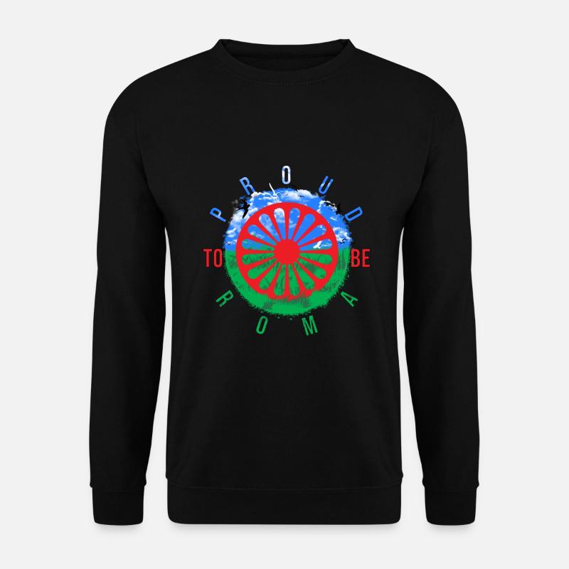 Proud to be Roma - Unisex Pullover - Schwarz