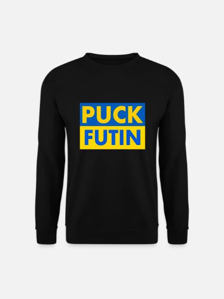 Puck futin - Unisex Sweatshirt - black