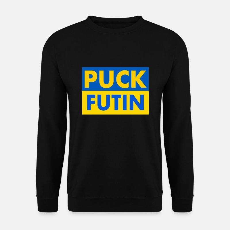Puck futin - Unisex Pullover - Schwarz
