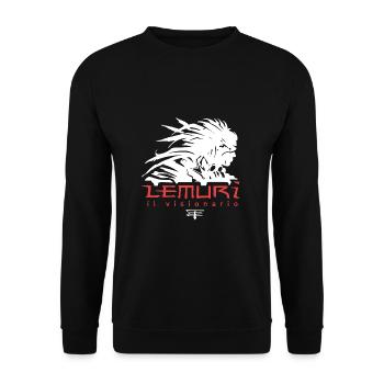 T-shirt lémurien - Sweat-shirt Unisexe - noir - Devant - Alina (178cm) & Michal (187cm)