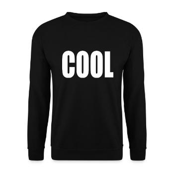 Cool - Unisex Sweatshirt - black - Front - Alina (178cm) & Michal (187cm)
