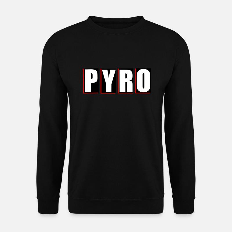 Pyro Feuerwerk Freund - Unisex Pullover - Schwarz