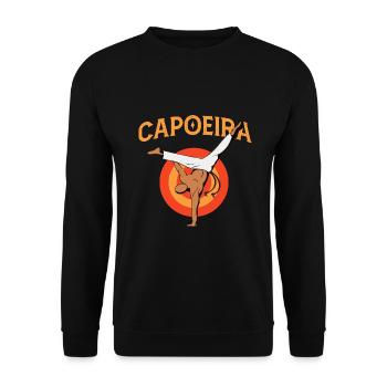 Capoeira brésilienne - Sweat-shirt Unisexe - noir - Devant - Alina (178cm) & Michal (187cm)