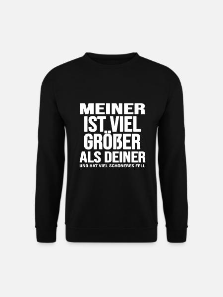 Hund Hundewiese Hundetrainer dog-memes Fellfarbe - Unisex Pullover - Schwarz