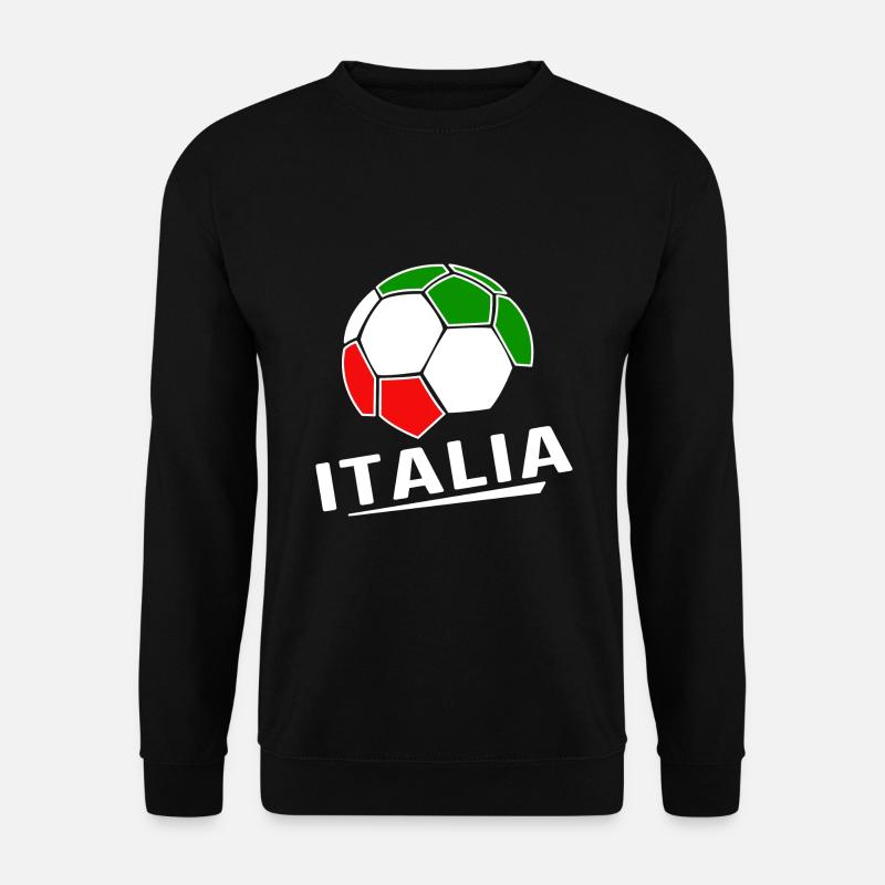 Italien Fussball Italien - Unisex Pullover - Schwarz