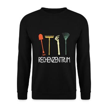 Gärtner Rechenzentrum - Unisex Pullover - Schwarz - Vorne - Alina (178cm) & Michal (187cm)